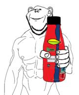 buff smile soy soylent sproke sproklent stubble variant:impish_soyak_ears // 492x586 // 103.7KB