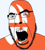 angry flag flag:nagano glasses hair japan looking_to_the_left nagano open_mouth soyjak stubble teeth thick_eyebrows todofuken transparent_background variant:cobson // 721x789 // 33.2KB