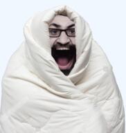 angry blanket comfy open_mouth realistic subvariant:science_lover variant:markiplier_soyjak // 1377x1453 // 1.4MB