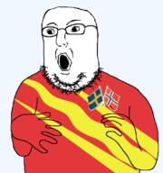 arm county flag flag:norway flag:sweden flag:østfold glasses hair hand norway open_mouth soyjak stubble transparent_background variant:norwegian østfold // 723x770 // 84.6KB