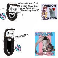 alunya angry anime beard cat_ear che_guevara_ communism crying fidel_castro friedrich_engels glasses gun joseph_stalin karl_marx laughing libertarian mao_zedong open_mouth smug tranny trans_rights transgender_flag trash_can variant:angry_soyjak variant:cobson wordswordswords // 1098x1098 // 131.1KB