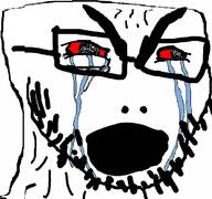 angry crying no_nose nostrills variant:cryboy_soyjak voldemort // 698x655 // 349.8KB