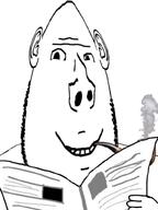ear holding_object newspaper no_eyebrows no_glasses nose pipe smile smoking stubble teeth variant:gapejak // 600x800 // 198.3KB