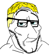 aryan blond chad eyebrows jawline muscles series:aryan_soyjaks transparent_background variant:smugjak // 702x773 // 43.6KB