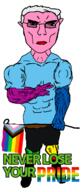 chud colorful flag:lgbt_pride_flag glasses lgbt lgbt_flag muscles pooner subvariant:unbotheredchud variant:chudjak white_hair // 549x1268 // 118.6KB