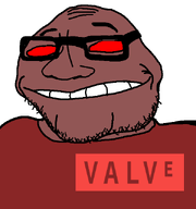 bald chin dark evil glasses logo red_eyes smirk soyjak stubble subvariant:lakuse transparent_background valve variant:smugjak wrinkles // 600x640 // 14.5KB