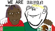 amerimutt belarus blond blue_eyes countrywar dark_eyes dark_hair flag flag:belarus flag:mexico mexico stubble subvariant:impish_amerimutt t50_eyes text variant:feraljak // 1920x1080 // 296.2KB