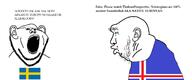 alternate artist:sectionalism donald_trump glasses iceland merge open_mouth side_profile stubble sweden text thuleanperspective variant:gapejak variant:impish_soyak_ears variant:norwegian // 2776x1152 // 347.2KB