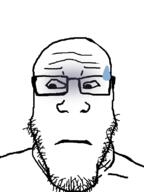 beard concerned glasses looking_down markiplier meta:tagme nervous reaction shade soyjak tear variant:markiplier_soyjak // 600x800 // 70.3KB