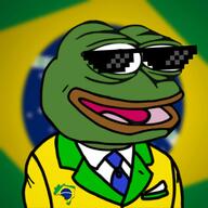 amphibian brazil flag:brazil frog glasses green green_skin nas:pepe pepe pepe_the_frog // 1440x1440 // 101.8KB