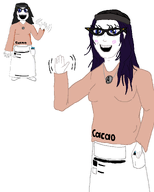 2soyjaks clothes drawfag full_body glasses hair hat variant:soytan waving // 1080x1350 // 86.8KB