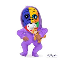 animated baby clothes colorful dance deformed full_body jibjab pacifier soyjak subvariant:jacobson teddy_bear variant:a24_slowburn_soyjak // 539x540 // 674.3KB