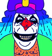 chris-chan clown giggly_goon_clown nipple variant:bernd wig yellow_teeth // 862x927 // 112.8KB