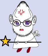 anger_mark anime ear fairy full_body glasses hair open_mouth purple_eyes soiboi soyjak stubble variant:susjak wand wing // 282x330 // 25.5KB