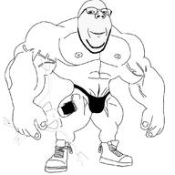 creepy fingerboy muscular_male smile subvariant:fingerboy subvariant:wholesome_soyjak swolesome tits variant:a24_slowburn_soyjak variant:gapejak wholesome // 1080x1078 // 210.8KB