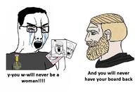 5soyjaks angry antenna arm badge bloodshot_eyes bottle chad clothes crying ear flag glasses hair holding_object mustache nordic_chad open_mouth paper qa_(4chan) reddit reddit_moment rope soot_colors soy soyjak soyjak_party soylent suicide text tranny tshirt variant:a24_slowburn_soyjak variant:bernd variant:chudjak variant:soyak yellow_hair // 800x545 // 206.9KB