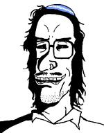 collared_shirt crooked_teeth evil glasses grin hair jewish_hat jewish_nose kike kike_nose long_hair nose_piercing nose_ring piercing rape rapist shadow smug squinting variant:mulletjak // 838x1072 // 97.7KB