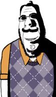 beard black_eyes glasses hair hello_neighbor horny mustache pedophile shadow shirts subvariant:hornyson teeth variant:cobson // 948x1628 // 166.6KB