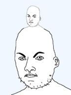 ear eyebrows eyes meta:tagme mouth multiple_soyjaks nose stubble variant:hercules // 600x800 // 15.8KB