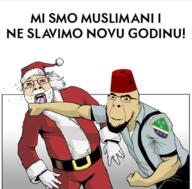 beard bosnia crescent fez muscles open_mouth punch santa_hat smile smirk tongue tranny turkish_text variant:bernd variant:cobson // 1079x1060 // 898.6KB