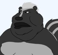 animal fat furry meta:tagme skunk variant:meximutt // 888x849 // 40.6KB