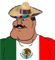brown_eyes buff clothes flag godtoko latino mexicaryan mexico mustache sombrero subvariant:mexiaryan variant:meximutt // 886x970 // 257.8KB