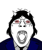 background bloodshot_eyes brapped_comment_section☣️☣️☣️_do_not_enter☣️☣️☣️ brimmiest_comments_section☣️☣️☣️_do_not_enter☣️☣️☣️ cat_ear clothes female glasses hair looking_at_you meta:comment_section_shitflinging meta:namefags moistpepper_(user) necktie nose open_mouth red_eyes red_sclera subvariant:bridget suit suit_and_tie teeth tongue transparent variant:bernd variant:gapejak woman // 1200x1400 // 38.1KB