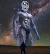 deformed gigachad glasses nas:gigachad smile soyjak stubble subvariant:emmanuel subvariant:wholesome_soyjak variant:gapejak vein // 720x783 // 996.5KB