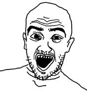 ear mustache open_mouth soyjak stubble variant:unknown // 821x889 // 151.2KB