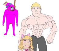 ack banana banana_split_ice_cream boylover_symbol buff dress female gyaru gyarujak hanging happy makeup multiple_soyjaks muscles muscular_male noose nordic pink_skin purple_skin quote quote_(user) smile subvariant:himeson subvariant:vlodaryan three_soyjaks toned tongue_out trend:aryan variant:bernd variant:cobson variant:vlodson vloderald vlodson_will_always_be_a_gem white_background white_skin // 1209x1048 // 257.2KB