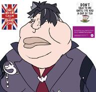 clothes england fat genshin_impact hair keep_calm scars variant:meximutt wriothesley // 888x849 // 139.0KB