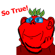 animated arm beetroot big_eyes blinking broot broot_(user) ext=gif glasses hand hands_on_face happy leaf looking_up puppy_eyes red_skin series:brootmoji smile so_true stubble text variant:impish_soyak_ears // 1000x1000 // 457.2KB