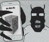 antenna arm black_skin clothes coal coal_ore_(minecraft) glasses hand holding_object holding_phone minecraft monster open_mouth phone sharp_teeth soyjak stubble subvariant:phoneplier subvariant:phoneplier_vertical text tshirt variant:markiplier_soyjak // 2160x1884 // 10.4MB