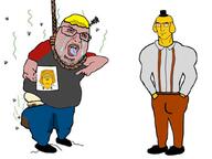 bulge crying dog_ear fat femjanny flies glasses hanging janny nate neutral piss poop red_eyes rope seething stubble trend:aryan variant:markiplier_soyjak variant:shotjak // 833x626 // 229.0KB