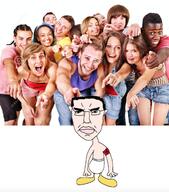 armband black dreamstime_watermark ear glasses hair irl_background laughing meta:tagme negro nose pointing red shaved soyjak stock_image stock_image_watermark swastika variant:chudjak watermark white_skin yellow // 576x656 // 593.3KB