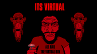 3soyjaks bald beard black_background closed_mouth clothes ear eyebrows glasses hair holding_object looking_at_you oh_my_god_she_is_so_attractive open_mouth punisher_face red_skin red_text stubble subvariant:longplier subvariant:science_lover text variant:markiplier_soyjak virtual_boy // 1920x1080 // 42.5KB