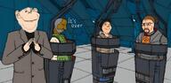 4soyjaks alyx_vance angry beard blasian brown_hair brown_skin cage closed_eyes closed_mouth clothes concerned crying ear eli_vance female full_body glasses gordon_freeman grey_hair grin hair half-life half-life_2 hev_suit its_over jacket lambda negro stubble subvariant:gapejak_female subvariant:soyak_(irritated) suit text valve variant:chudjak variant:gapejak variant:impish_soyak_ears variant:soyak video_game wallace_breen white_skin // 807x397 // 136.8KB