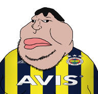 closed_mouth fat fenerbahce kadikoy_bull obese soyjak squint_eyes stubble transparent_background variant:meximutt white_skin // 888x849 // 396.7KB