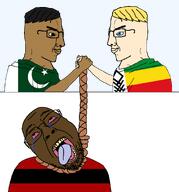 afghan afghanistan handshake hanging hanging_troon indo-aryan pajeet pakistan pashtun variant:bernd variant:chudjak // 1560x1677 // 179.9KB