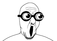 bulging_eyes glasses open_mouth stubble transparent_background variant:slatejak // 1250x900 // 36.1KB