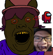 amogus among_us artist:conservativewaluigi black_skin brown_skin crewmate_(among_us) eyes jimbo_(namefag) jimbo_(user) meta:namefags namefag_drama namefags open_mouth stop_posting_about_among_us sus sussy variant:alicia video_game // 496x517 // 85.5KB