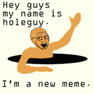 arm glasses hand hole holeguy meme open_mouth orange_skin smug soyjak stubble text variant:soyak waving // 600x600 // 163.9KB