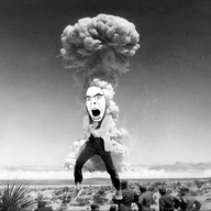 animated gangnam_style glasses open_mouth oppenheimer pun soyjak stubble variant:cobson // 642x599 // 1.1MB