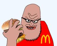 amerimutt big_mac hamburger holding_object mcdonalds mutt united_states variant:syndromejak // 557x446 // 55.5KB