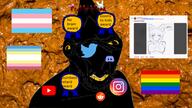 angry black_skin discord distorted faggot furfag glasses instagram nigger open_mouth pedophile poop pretty_blood reddit rinny slopjak soyjak stubble tranny twitter variant:feraljak youtube // 547x308 // 219.9KB