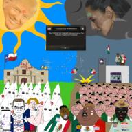 alamo art beautiful brown chasecool chasecool_(namefag) chudnater2 chudnater2(namefag) donald_trump fat hoi4 judaism kkk ku_klux_klan mexican_american_war mexican_american_war(booru) mexicatien(namefag) mexico meximutt painting peak series:mexican-american_countrywar stinks subvariant:chudplier subvariant:meximutt_front4 subvariant:morbidmutt swastika taco_bell texas texas_vs_mexico the_international_boy(user) trend:aryan variant:abortion_lover variant:bernd variant:chudjak variant:cobson variant:markiplier_soyjak variant:meximutt // 2048x2048 // 2.2MB