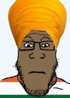 bindi brown_skin clothes flag:india forehead_mark hat india indian looking_at_you neutral subvariant:neutralplier variant:markiplier_soyjak // 912x1280 // 524.2KB