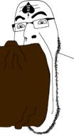 bbc black_skin distorted glasses penis queen_of_spades soyjak stubble variant:cobson // 721x1333 // 83.4KB