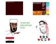 2soyjaks angry arab arabic arabs bahrain chud flag:bahrain flag:iraq flag:kuwait flag:oman flag:qatar flag:saudi_arabia flag:yemen gulf_states iraq iraqi islam kuwait meta:tagme muslims oil oman qatar saudi_arabia soyjak text united_arab_emirates variant:chudjak variant:cobson yemen // 2670x2086 // 486.1KB