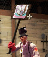 bloodshot_eyes crying glasses hair hanging mustache open_mouth purple_hair rope screenshot soyjak stubble suicide team_fortress_2 tongue tranny valve variant:bernd yellow_teeth // 544x650 // 323.8KB